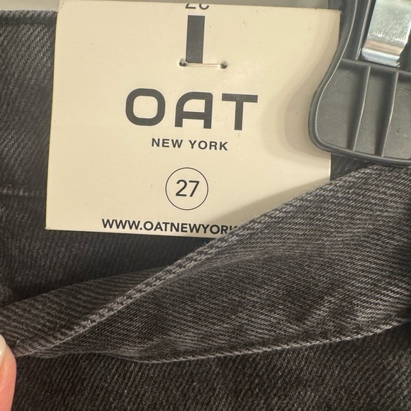 OAT New York Black High-Waisted Tie-Belt Jeans - Picture 5 of 5